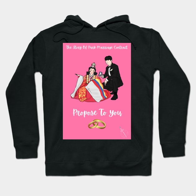 The Story Of Park Marriage Contract Propose Day Special Hoodie by ArtRaft Pro